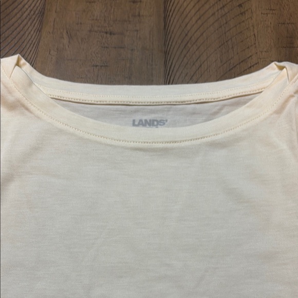 5 Lands' End Soft Cream Top - Picture 2 of 5